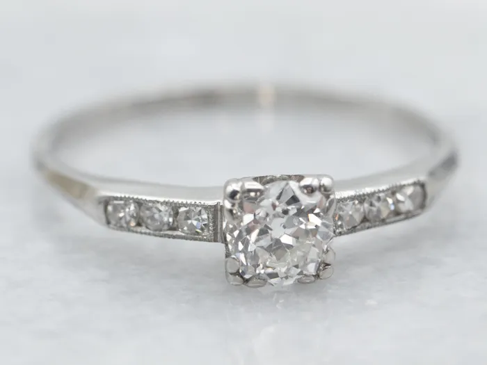 Market Square Jewelers Platinum Old Mine Cut Diamond Engagement Ring Rings Market Square Jewelers Platinum Old Mine Cut Diamond Engagement Ring Rings