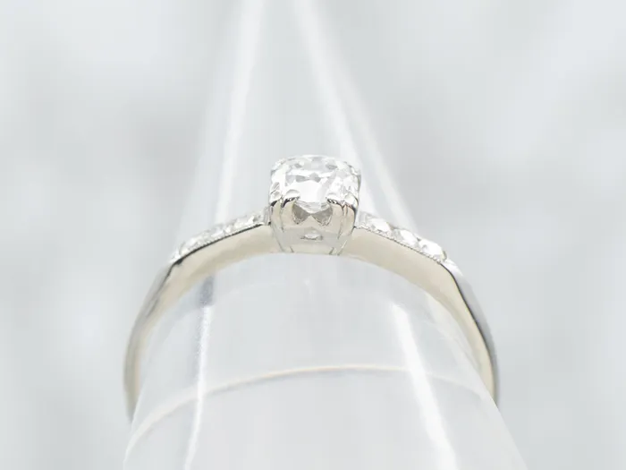 Market Square Jewelers Platinum Old Mine Cut Diamond Engagement Ring Rings Market Square Jewelers Platinum Old Mine Cut Diamond Engagement Ring Rings