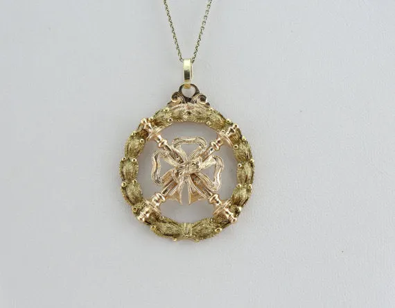 Market Square Jewelers PreStyled Sets Rosy Yellow Gold Antique Mason Medal