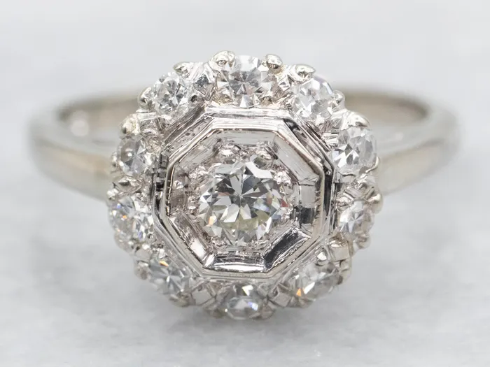 Market Square Jewelers Rings Diamond Halo Engagement Ring