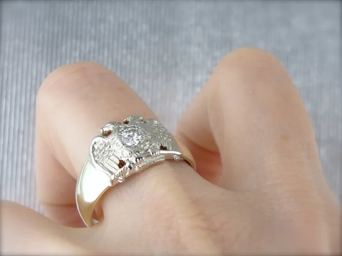 Market Square Jewelers Rings Diamond Masonic Double Headed Eagle Ring Scottish Rite Market Square Jewelers Rings Diamond Masonic Double Headed Eagle Ring Scottish Rite