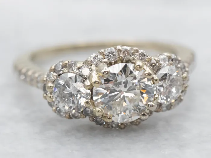 Market Square Jewelers Rings Modern Diamond Engagement Ring with Diamond Halo Market Square Jewelers Rings Modern Diamond Engagement Ring with Diamond Halo