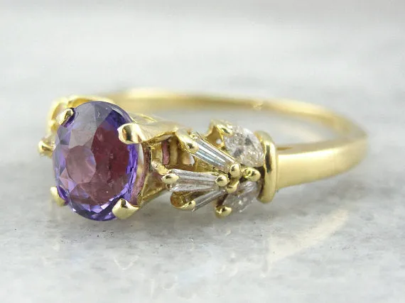 Market Square Jewelers Rings Purple Ceylon Sapphire in Starburst Diamond Ring Market Square Jewelers Rings Purple Ceylon Sapphire in Starburst Diamond Ring