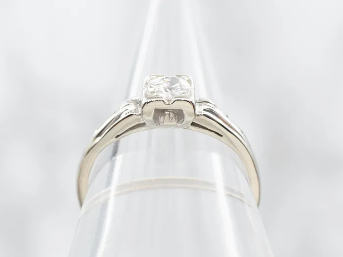 Market Square Jewelers Rings Vinatge White Gold Diamond Solitaire Engagement Ring Market Square Jewelers Rings Vinatge White Gold Diamond Solitaire Engagement Ring