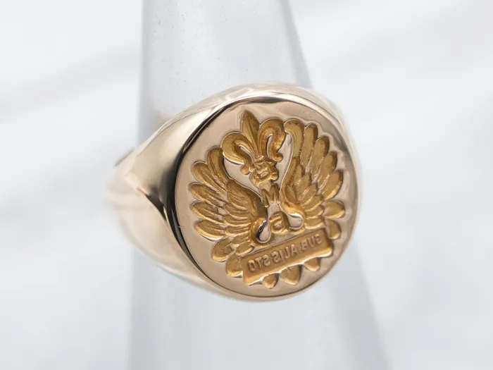 Market Square Jewelers Rings Vintage Family Crest Signet Ring Market Square Jewelers Rings Vintage Family Crest Signet Ring