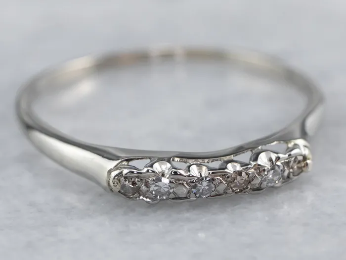Market Square Jewelers Rings White Gold Vintage Diamond Band Market Square Jewelers Rings White Gold Vintage Diamond Band
