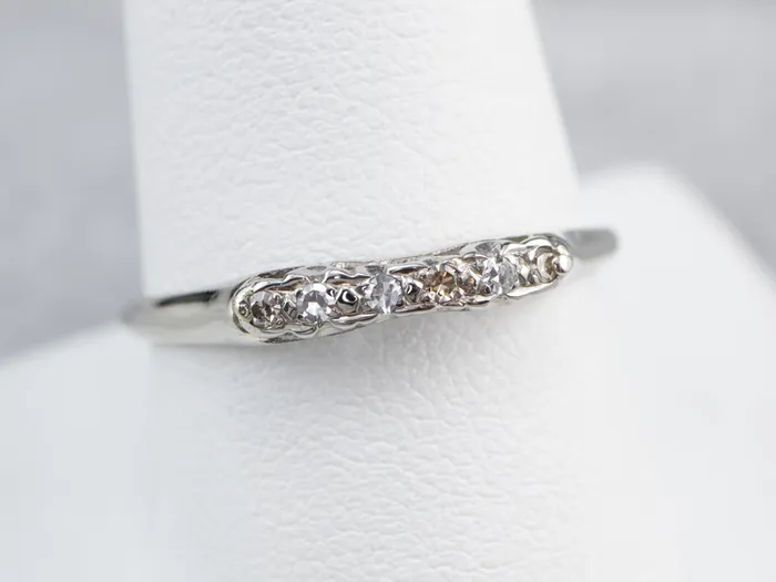 Market Square Jewelers Rings White Gold Vintage Diamond Band Market Square Jewelers Rings White Gold Vintage Diamond Band