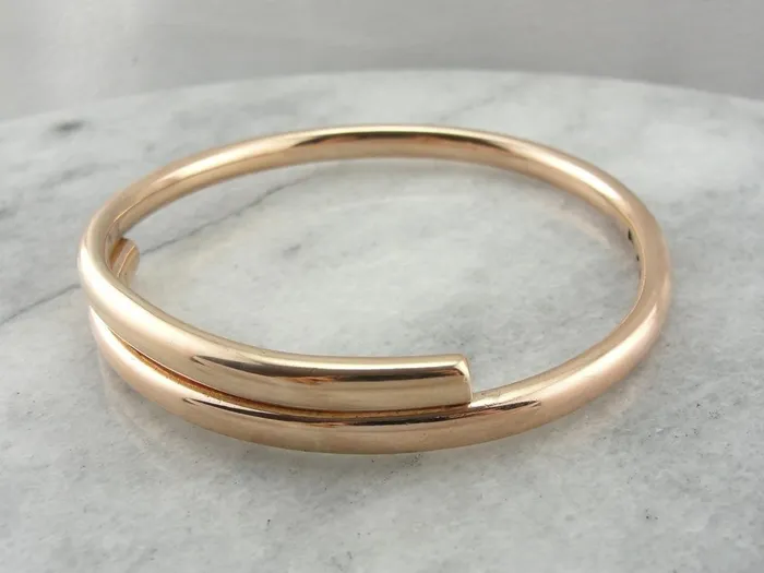 Market Square Jewelers Rose Gold English Bangle Bracelet Bracelets Market Square Jewelers Rose Gold English Bangle Bracelet Bracelets