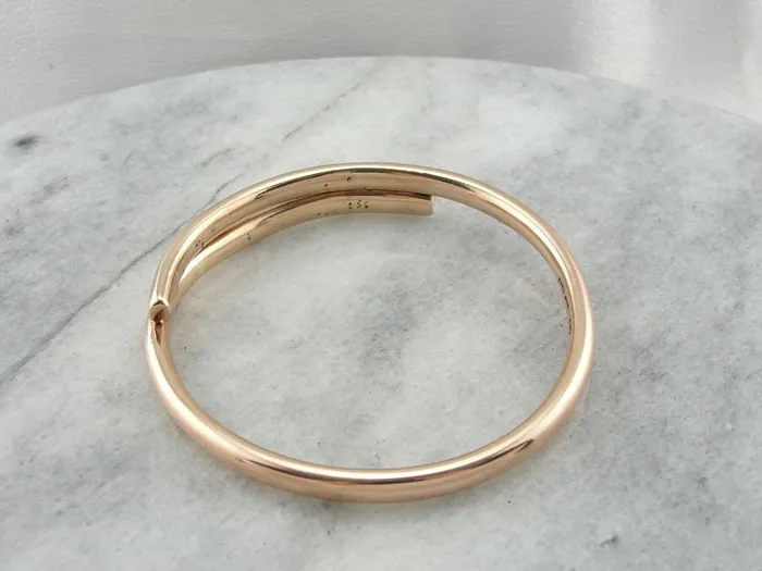 Market Square Jewelers Rose Gold English Bangle Bracelet Bracelets Market Square Jewelers Rose Gold English Bangle Bracelet Bracelets