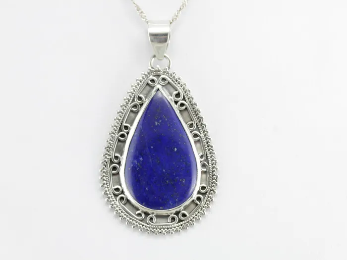 Market Square Jewelers Sterling Silver Lapis Pendant Necklaces Market Square Jewelers Sterling Silver Lapis Pendant Necklaces