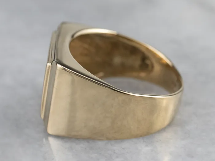 Market Square Jewelers Vintage 14K Gold Signet Ring Rings Market Square Jewelers Vintage 14K Gold Signet Ring Rings