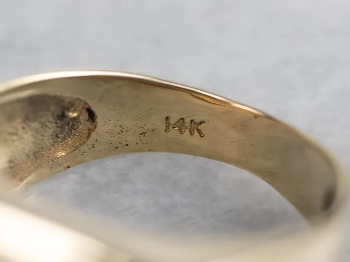 Market Square Jewelers Vintage 14K Gold Signet Ring Rings Market Square Jewelers Vintage 14K Gold Signet Ring Rings