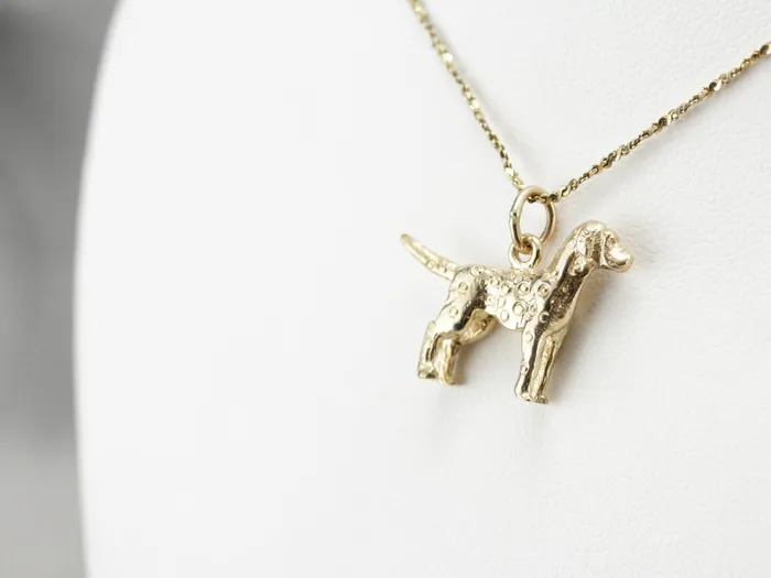 Market Square Jewelers Vintage Dalmatian Dog Charm Charm Necklaces