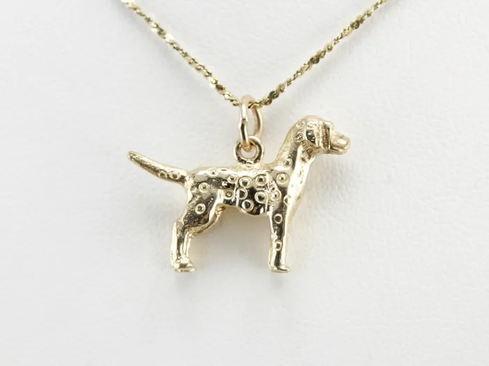 Market Square Jewelers Vintage Dalmatian Dog Charm Charm Necklaces