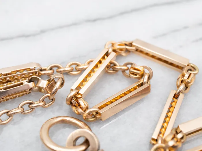 Market Square Jewelers Watches Antique Rose Gold TBar Pocket Watch Chain Market Square Jewelers Watches Antique Rose Gold TBar Pocket Watch Chain