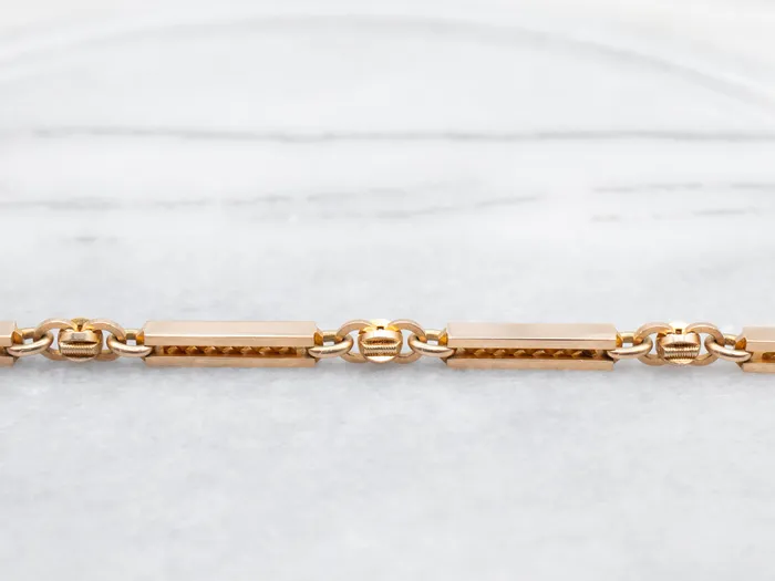 Market Square Jewelers Watches Antique Rose Gold TBar Pocket Watch Chain