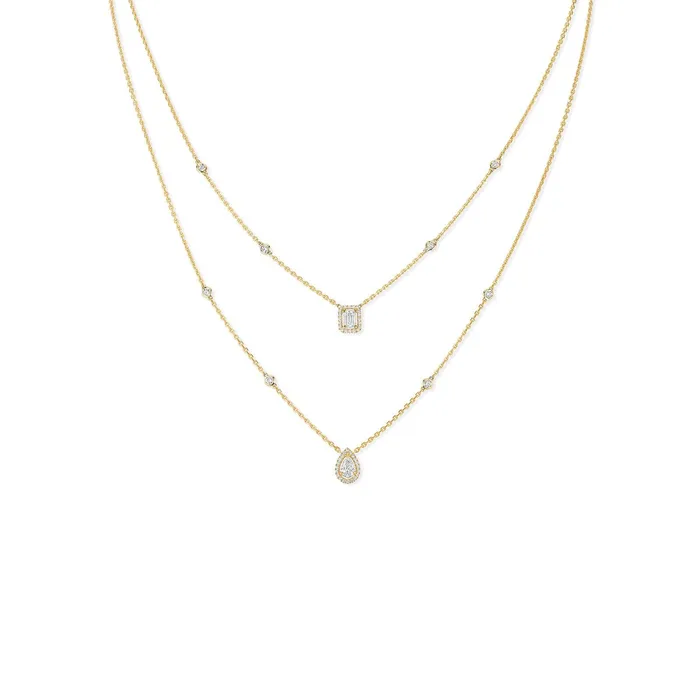 Messika Necklaces Messika My Twin 2 Row Necklace