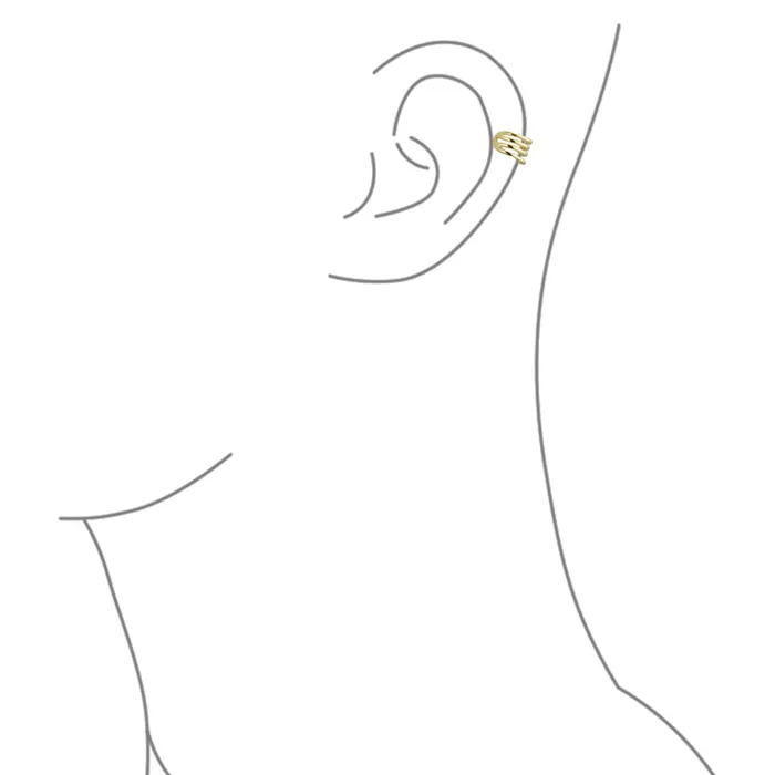 Minimalist Geometric Ear Cuff Cartilage Clip Wrap Helix Earrings 14K Gold Plated BlingJewelry Wholesale Earrings Minimalist Geometric Ear Cuff Cartilage Clip Wrap Helix Earrings 14K Gold Plated BlingJewelry Wholesale Earrings