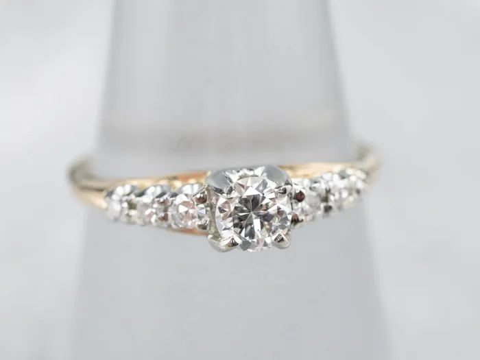 MSJ Office Old European Cut Diamond Engagement Ring Rings MSJ Office Old European Cut Diamond Engagement Ring Rings