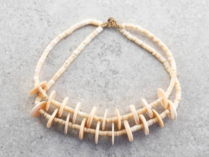 Native American Shell Bead Necklace and Bracelet Set Market Square Jewelers Bracelets