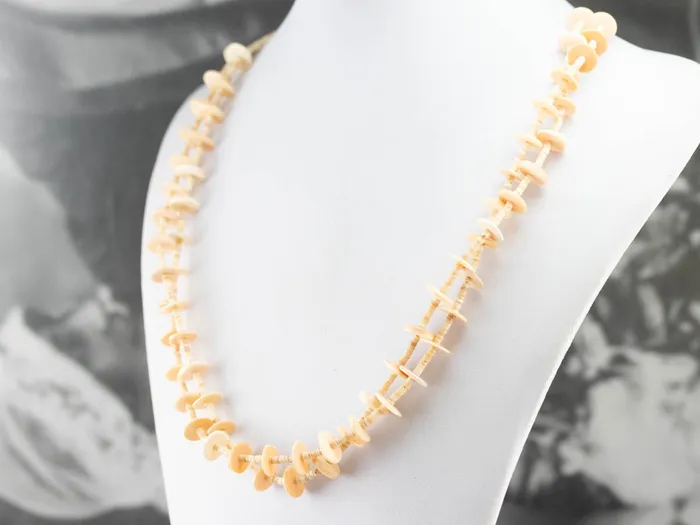 Native American Shell Bead Necklace and Bracelet Set Market Square Jewelers Bracelets