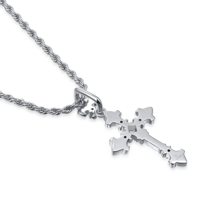 Necklaces aporro Knight Flower Cross Pendant