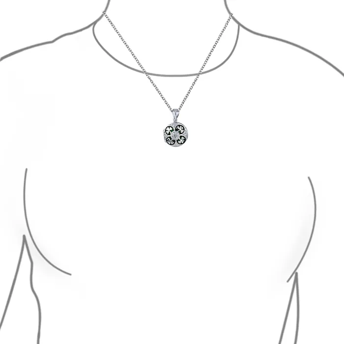 Necklaces BlingJewelry Wholesale BFF Vintage Style Shamrock Clover Celtic Irish Locket Necklace in Sterling Silver