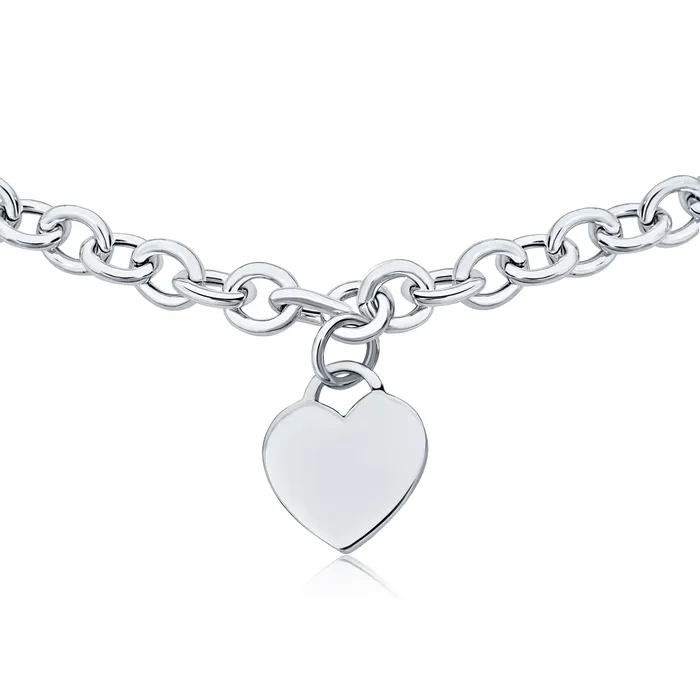 Necklaces BlingJewelry Wholesale Substantial Heart Tag Pendant Necklace Sterling Silver 16 for Teens Made in Italy Necklaces BlingJewelry Wholesale Substantial Heart Tag Pendant Necklace Sterling Silver 16 for Teens Made in Italy