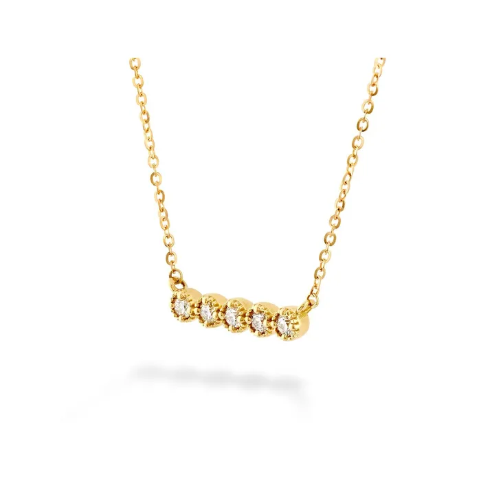 Necklaces Hearts On Fire Liliana Milgrain Diamond Bar Necklace Hearts on Fire Necklaces Hearts On Fire Liliana Milgrain Diamond Bar Necklace Hearts on Fire