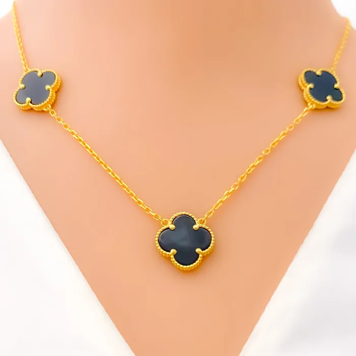 Opulent Dressy 21k Gold Necklace Andaaz Jewelers Necklaces