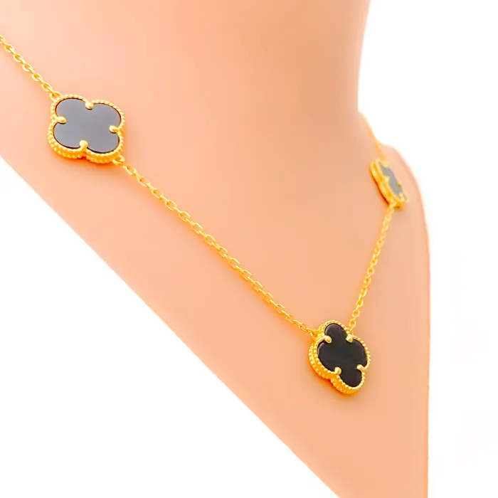 Opulent Dressy 21k Gold Necklace Andaaz Jewelers Necklaces
