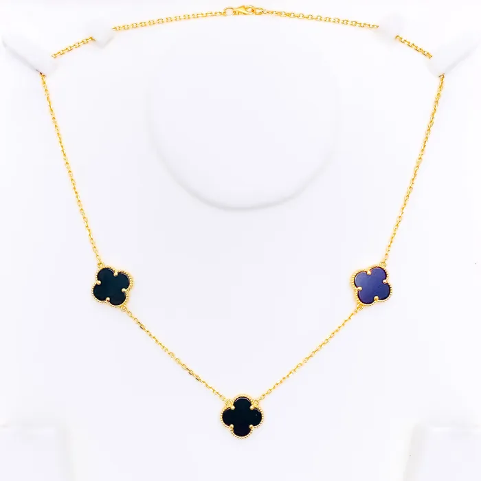 Opulent Dressy 21k Gold Necklace Andaaz Jewelers Necklaces