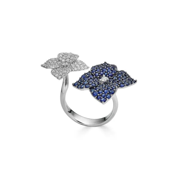 Piranesi Fiore Double Flower Ring Piranesi Rings Piranesi Fiore Double Flower Ring Piranesi Rings