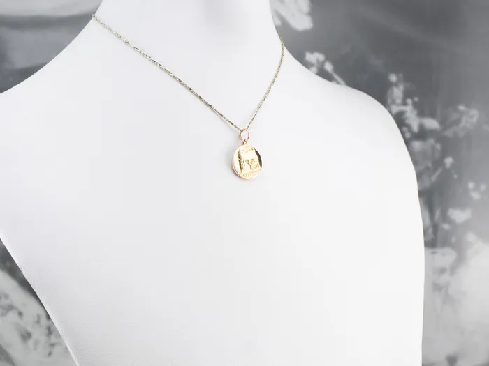 PreStyled Sets Market Square Jewelers 10K Gold NFBPWC Medal Pendant PreStyled Sets Market Square Jewelers 10K Gold NFBPWC Medal Pendant