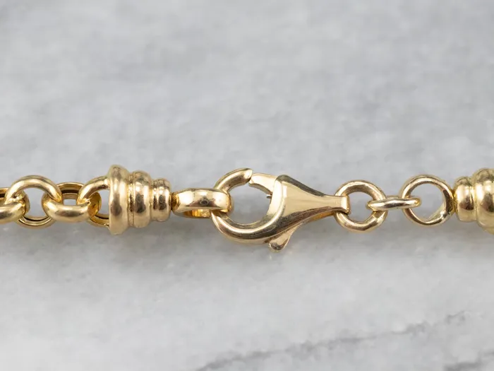 PreStyled Sets Market Square Jewelers 18K Yellow Gold Rolo Chain PreStyled Sets Market Square Jewelers 18K Yellow Gold Rolo Chain