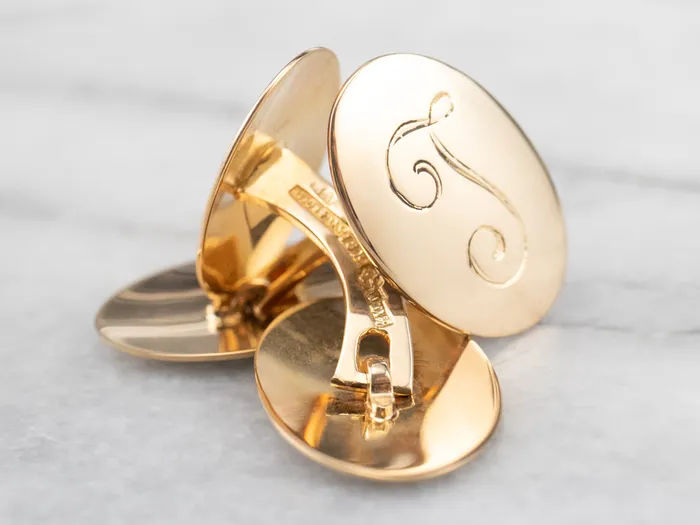 PreStyled Sets Market Square Jewelers Vintage Gustaf Dahlgren 18K Gold Cufflinks PreStyled Sets Market Square Jewelers Vintage Gustaf Dahlgren 18K Gold Cufflinks