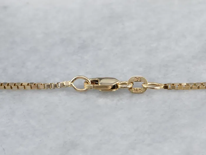 PreStyled Sets Yellow 14K Gold Box Chain Market Square Jewelers PreStyled Sets Yellow 14K Gold Box Chain Market Square Jewelers
