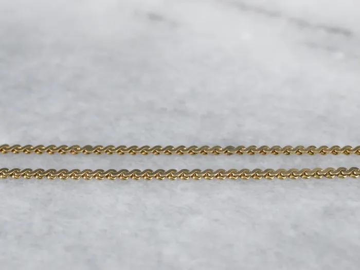 PreStyled Sets Yellow 18K Gold Serpentine Chain MSJ Office PreStyled Sets Yellow 18K Gold Serpentine Chain MSJ Office