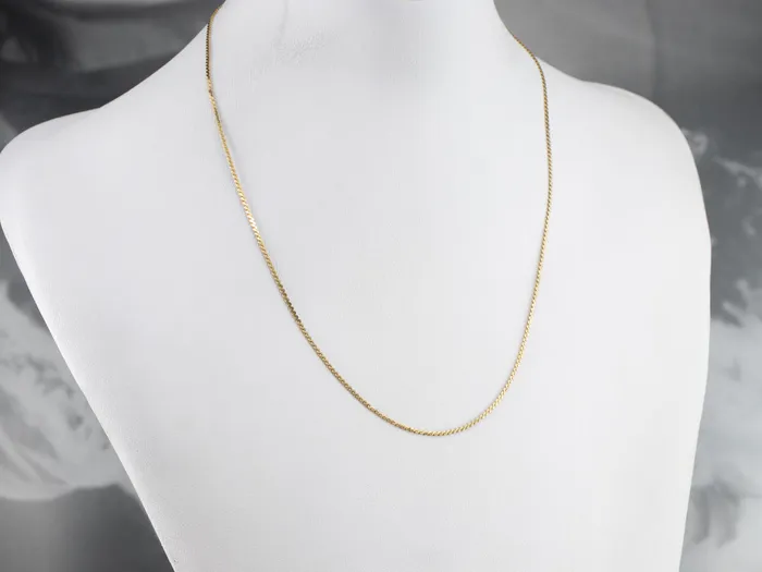 PreStyled Sets Yellow 18K Gold Serpentine Chain MSJ Office PreStyled Sets Yellow 18K Gold Serpentine Chain MSJ Office