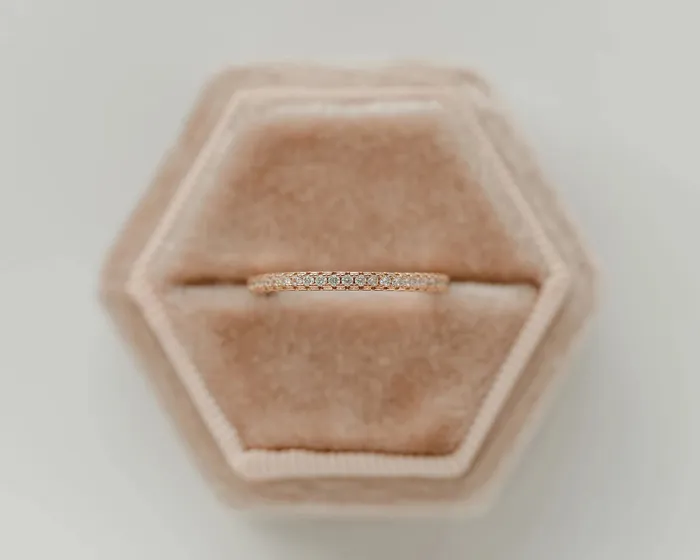 Rae Jewelry Stone Age Rings Nova Band in Rose Gold