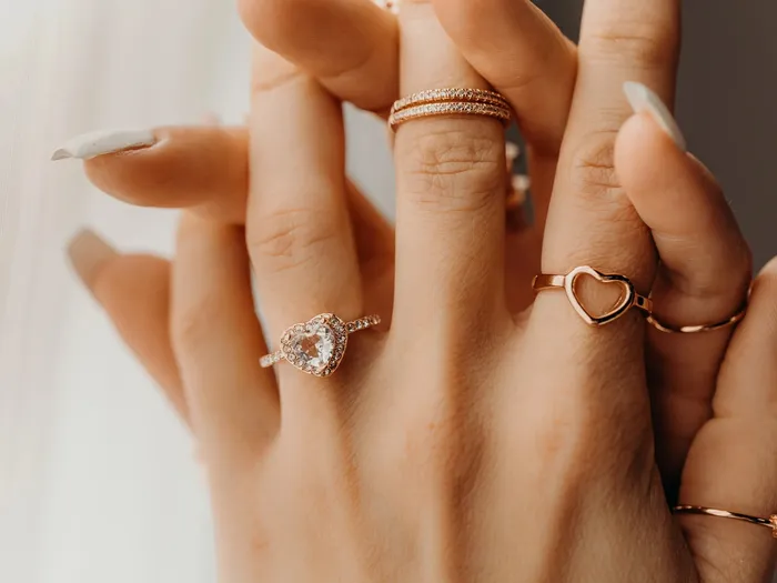 Rae Jewelry Stone Age Rings Nova Band in Rose Gold