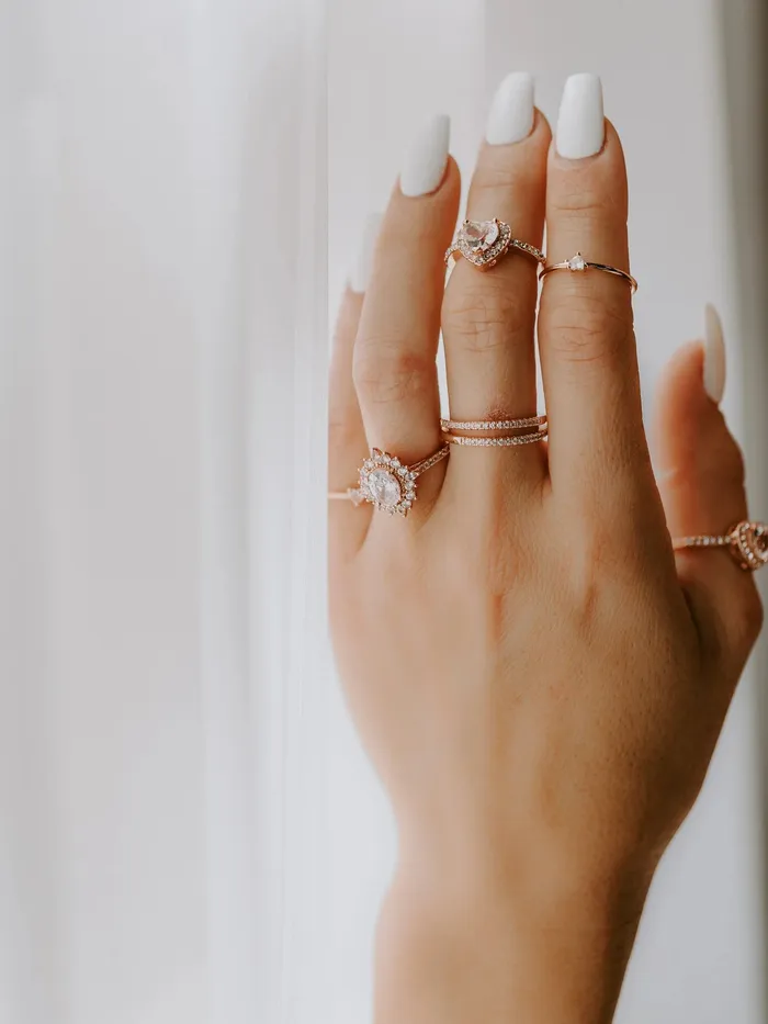 Rae Jewelry Stone Age Rings Nova Band in Rose Gold