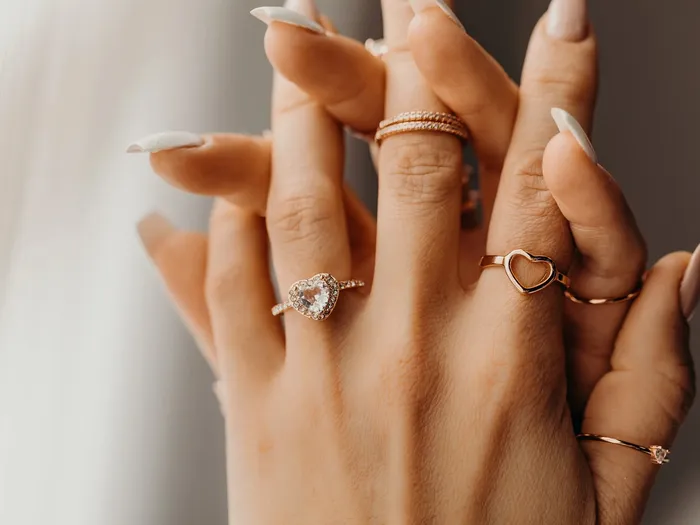 Rae Jewelry Stone Age Rings Nova Band in Rose Gold