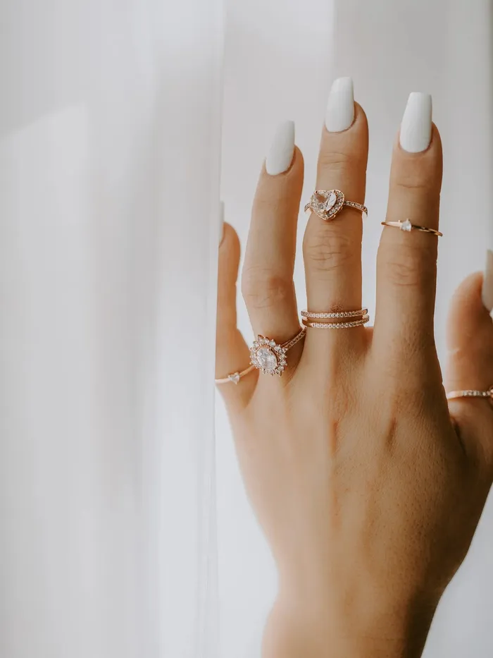 Rae Jewelry Stone Age Rings Nova Band in Rose Gold