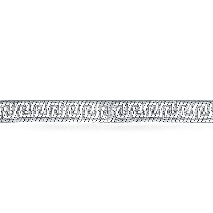 Reversible Greek Key Sterling Silver Collar Necklace or Bracelet NickelFree Italy BlingJewelry Wholesale Necklaces Reversible Greek Key Sterling Silver Collar Necklace or Bracelet NickelFree Italy BlingJewelry Wholesale Necklaces