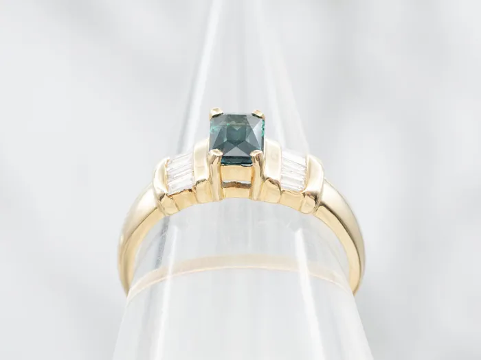 Rings Fine Sapphire and Diamond Engagement Ring Market Square Jewelers