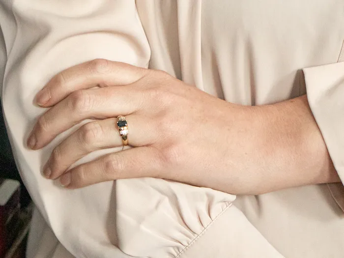 Rings Fine Sapphire and Diamond Engagement Ring Market Square Jewelers
