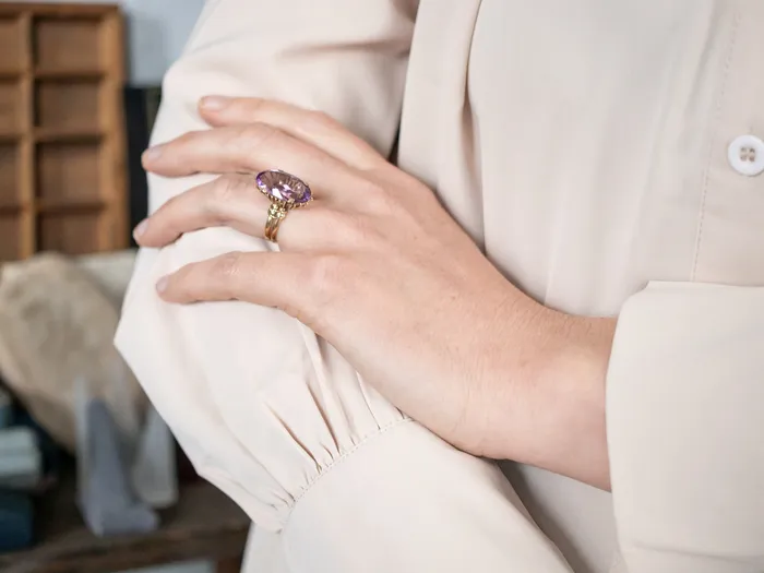Rings Market Square Jewelers Alluring Yellow Gold Amethyst Solitaire Cocktail Ring Rings Market Square Jewelers Alluring Yellow Gold Amethyst Solitaire Cocktail Ring