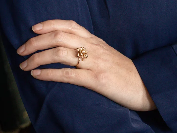 Rings Market Square Jewelers C Krypel Handmade Pearl Flower Ring Rings Market Square Jewelers C Krypel Handmade Pearl Flower Ring