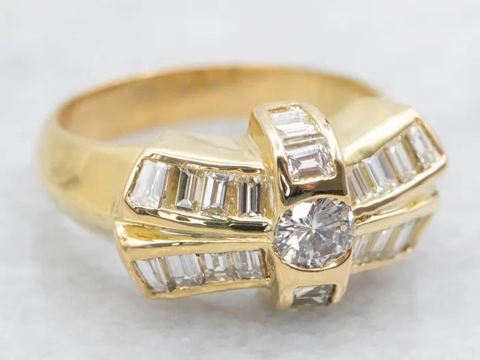 Rings Market Square Jewelers Diamond Bow Ring Rings Market Square Jewelers Diamond Bow Ring